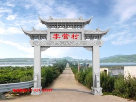 长城石雕农村石头牌坊制作厂家-石牌坊