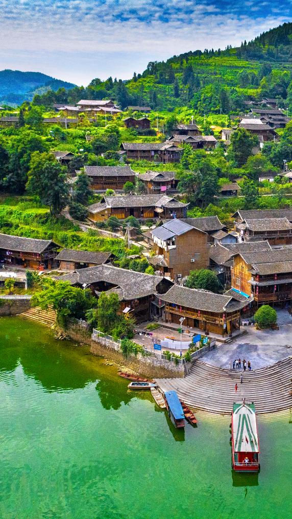 看见古村丨重庆河湾村：漫步最美土家山寨 领略吊脚楼魅力